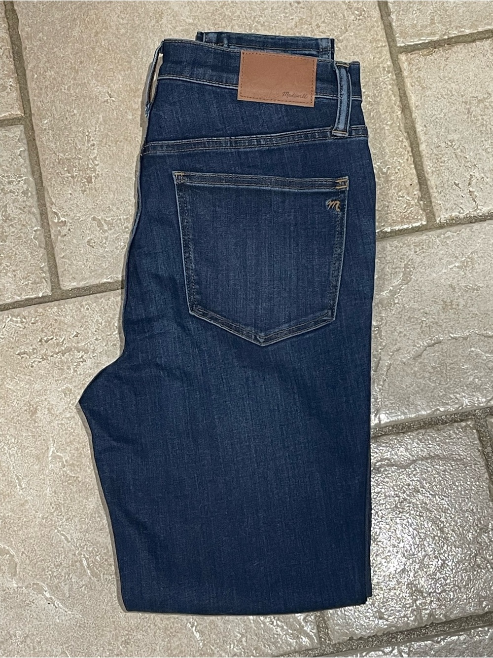 Madewell Women's Dark Blue Skinny Jeans size 28 skinny hi-Rise G7391 Stretch